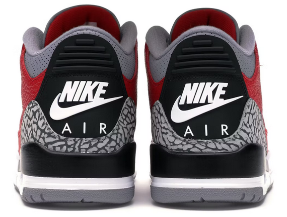 3 Retro SE Unite Fire Red Cement