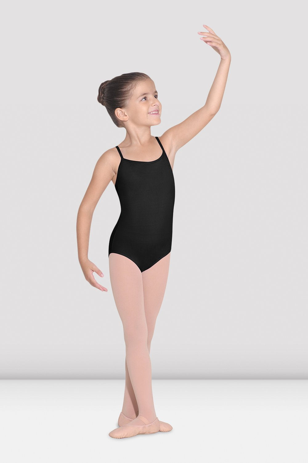 CL5607 - Girls Black Camisole Leotard - Select Size