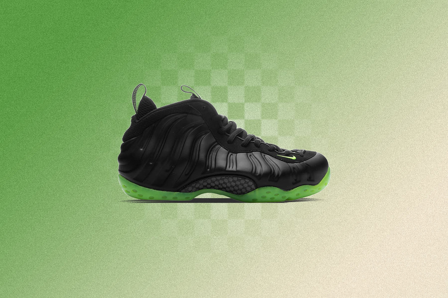Air Foamposite One - Black/Volt