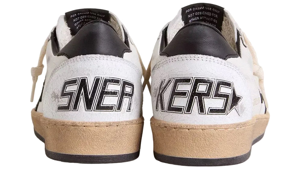 Golden Goose Ball Star Nappa White Black