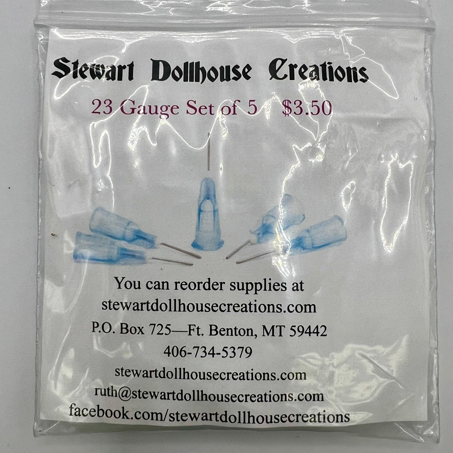 Blunt Needle/Nozzle for Blue Bottles - Various Gauges