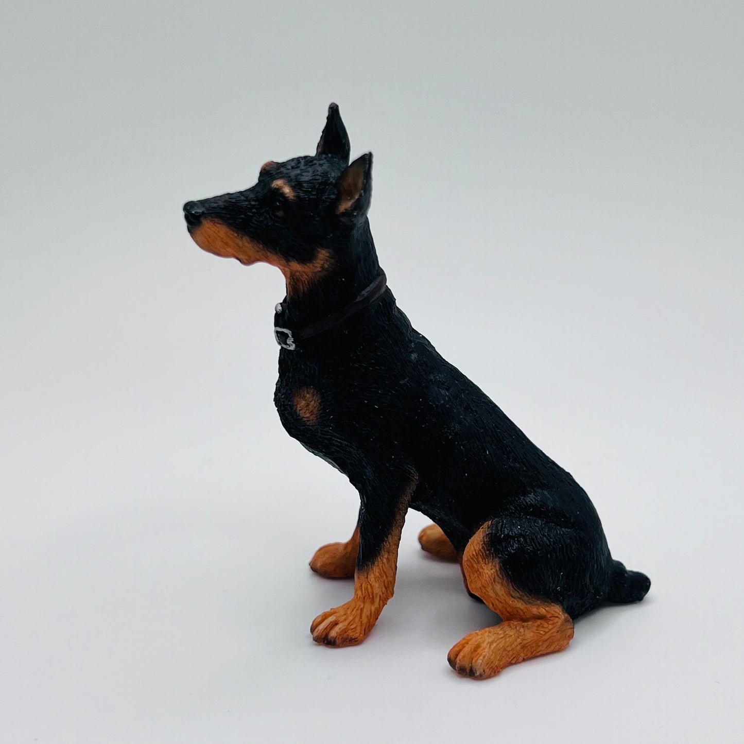 Doberman Dog - 1/12 Scale Dollhouse Miniature