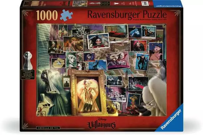 Cruella de Vil Disney's Villainous 1000 Piece Puzzle