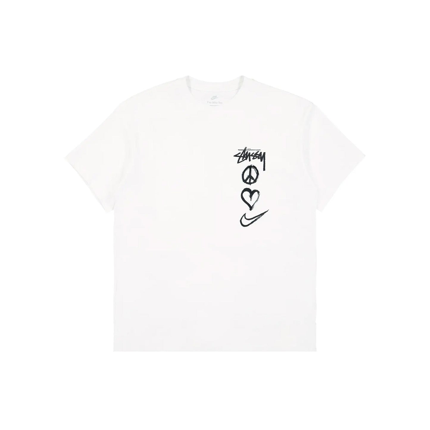Nike x Stussy Peace, Love, Swoosh T-shirt 'White' (2022)