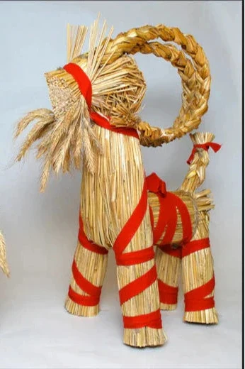 Bearded Straw Goat (made in Sweden) 13 inch
