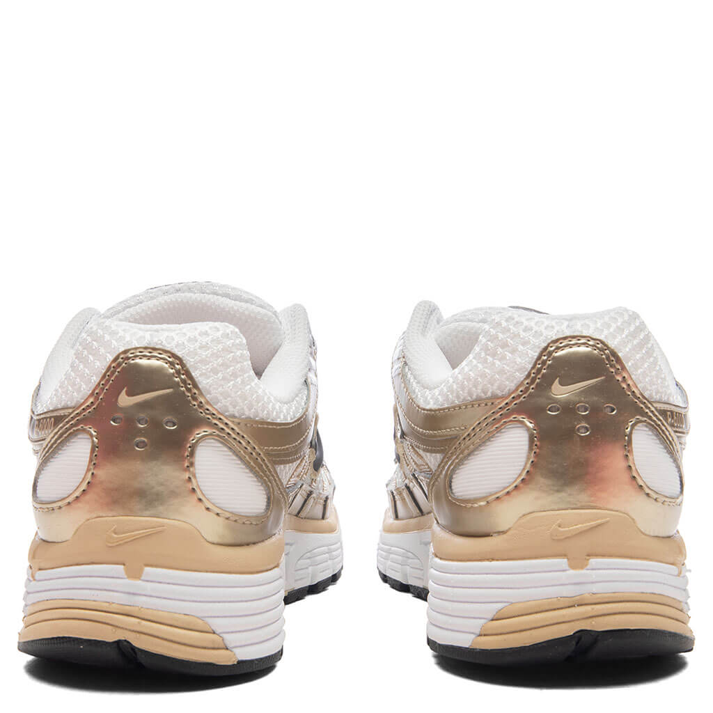 Women's P - 6000 Gold - White/Black/Grain/Metallic Gold Grain