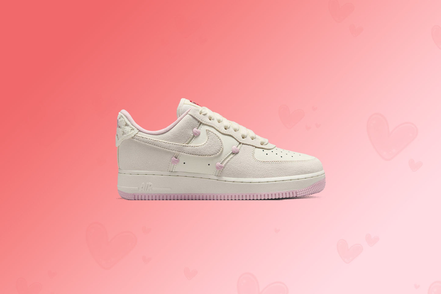 Women's Air Force 1 '07 'Valentine’s Day' - Sail/Pink Foam