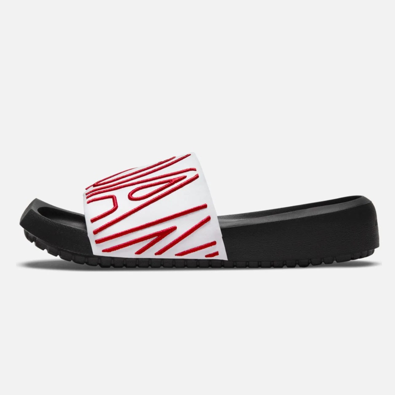 Nola Slides White Gym Red