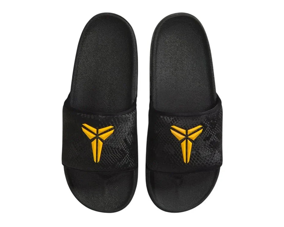 Kobe Offcourt Slide Black University Gold