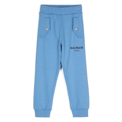 Balmain Kids Logo Print Trousers