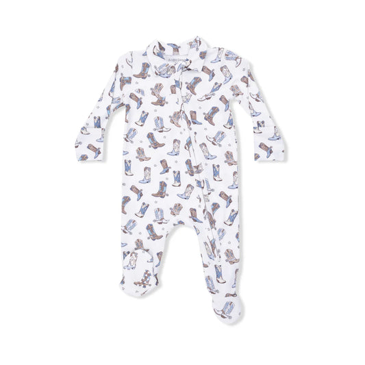 Cowboy Boots Cowboy 2 Way Zipper Footie