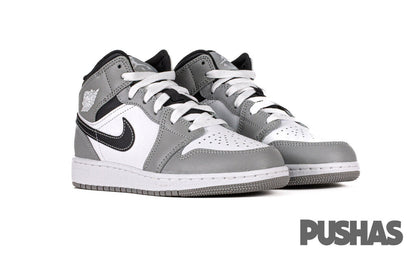 Air Jordan 1 Mid 'Light Smoke Grey Anthracite' GS (2022)