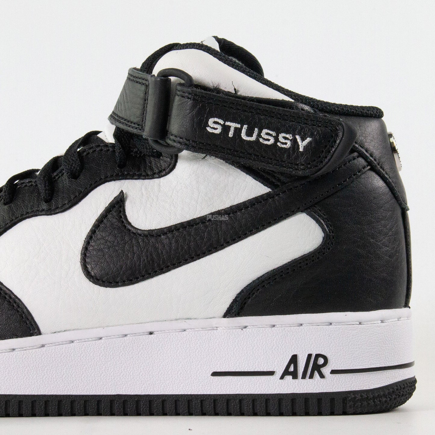 Air Force 1 Mid Stussy 'Light Bone Black' (2022)
