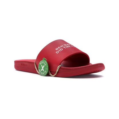 Straye Slides x Ben Baller 'Ben Baller Did the Chain' Red (New)