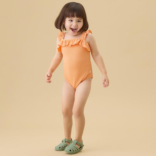 Coral Tide Frilled Swimsuit