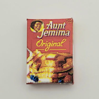 Aunt Jemima Pancake Mix and Syrup - 1/12 Scale Dollhouse Miniature