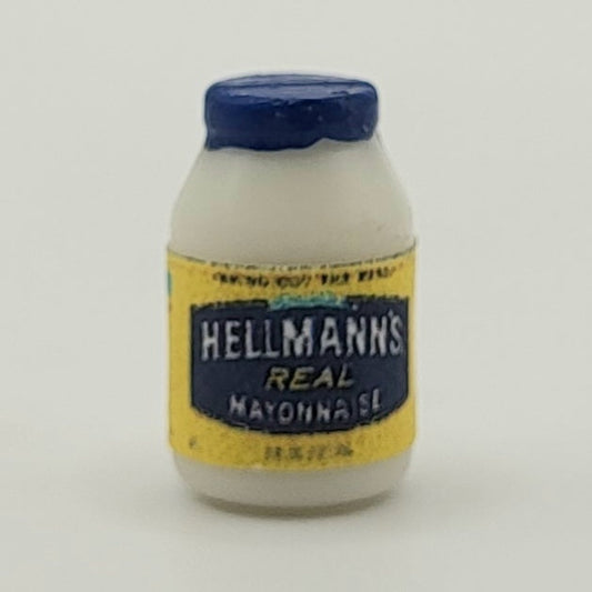 Miniature Bottle of Hellmann's Mayonnaise - 1/12 Scale