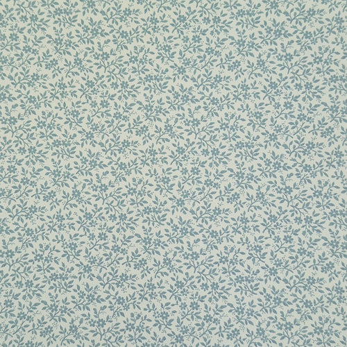 Blue Flowers on White Background - Wallpaper