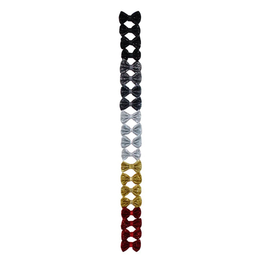 Diamond Dust 5" Velvet Bows - Select Color