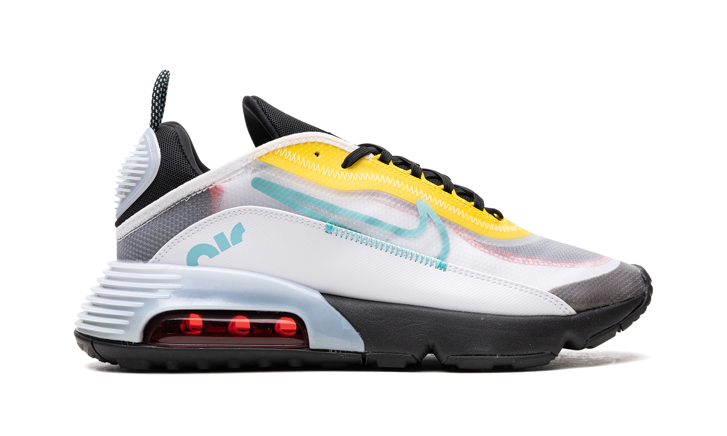 Air Max 2090 "White Speed Yellow Bleached Aqua"