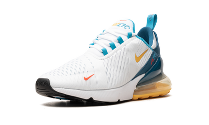 Air Max 270 "White Industrial Blue Citron Pulse" FJ4000 100