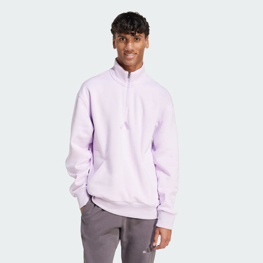 Men's adidas ALL SZN Fleece 1/4-Zip Crew Sweatshirt