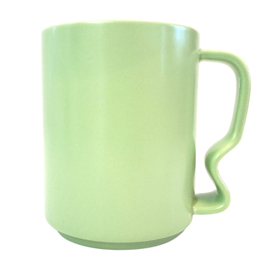 Ergonomic Coffee Mug No-Slip Grip More Comfortable than Traditional Mugs (Sea Foam 1)