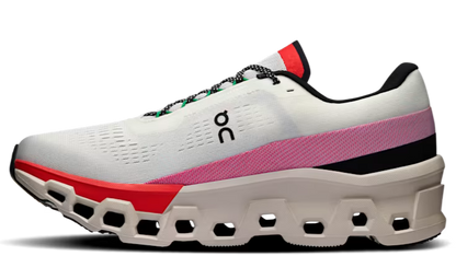 On Running Cloudmonster 2 Ivory Silver Red