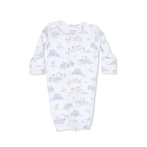 Farm Animal Party Convertible Gown 0-3M
