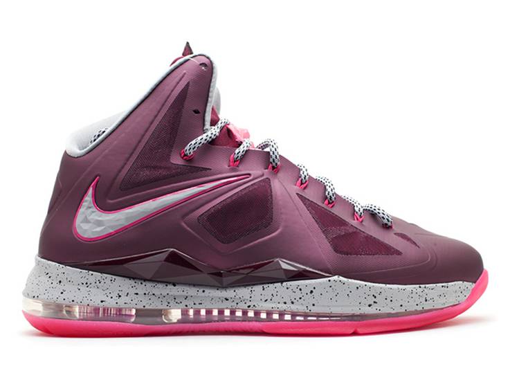 LeBron X SP Crown Jewel Fireberry (WORN)