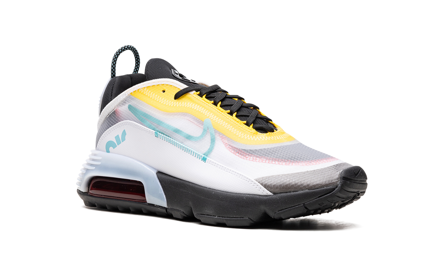 Air Max 2090 "White Speed Yellow Bleached Aqua"