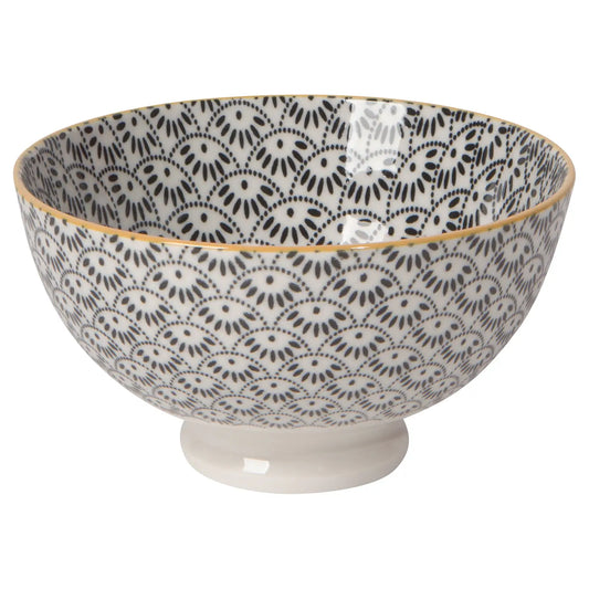 Dotted Scallop 4" Stamped Bowl