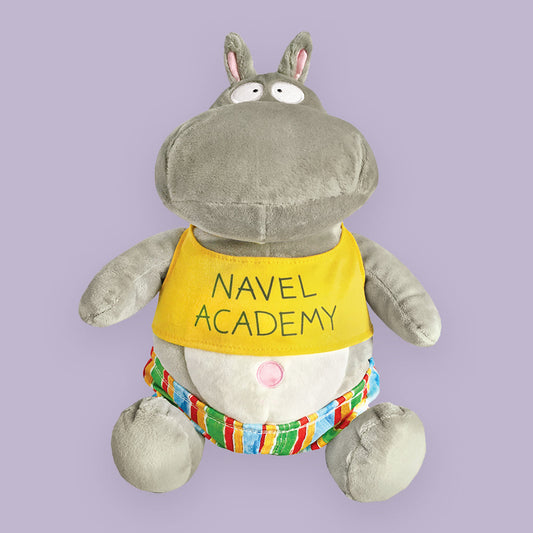 Belly Button Book! 10.5â Plush Hippo Doll