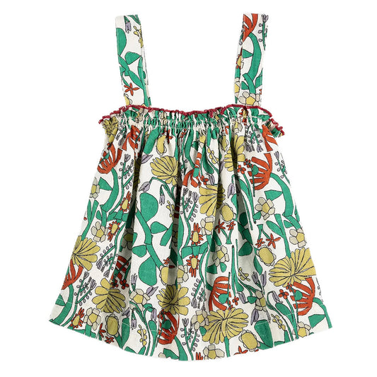 Bobo Choses Color Herbalist All Over Woven Top