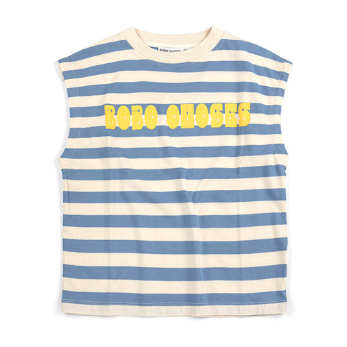 Bobo Choses Modern Striped Sleeveless T-shirt