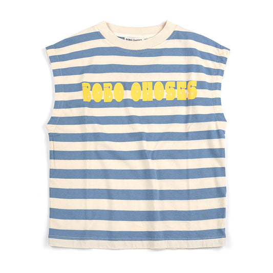 Bobo Choses Modern Striped Sleeveless T-shirt