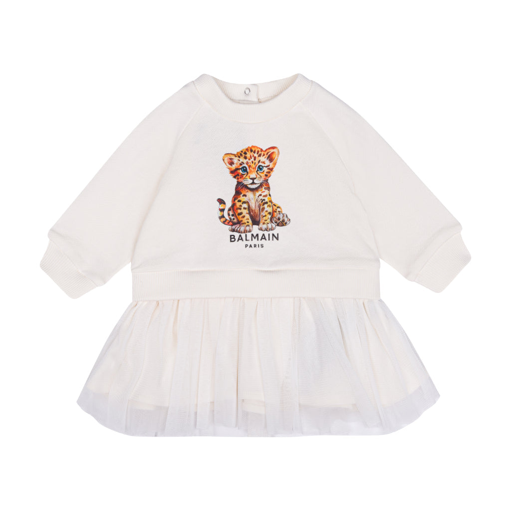 Balmain Kids Flared Dress