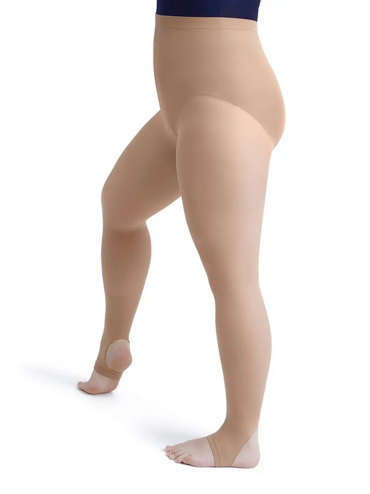 1961 Caramel Self Knit Waist Stirrup Tight - Select Size