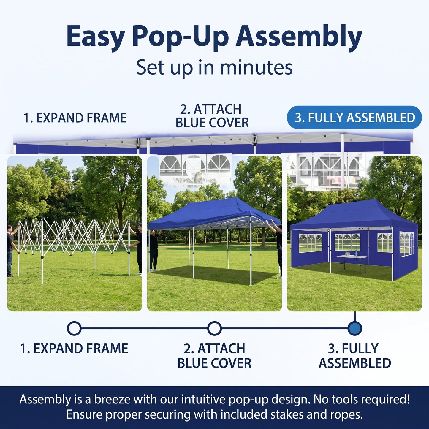 🔥[Hot sale]🔥10x20Pop up Canopy Tent with 6 sidewalls Commercial Heavy Duty Canopy UPF 50+ All Weather Waterproof Outdoor Wedding Party Tents