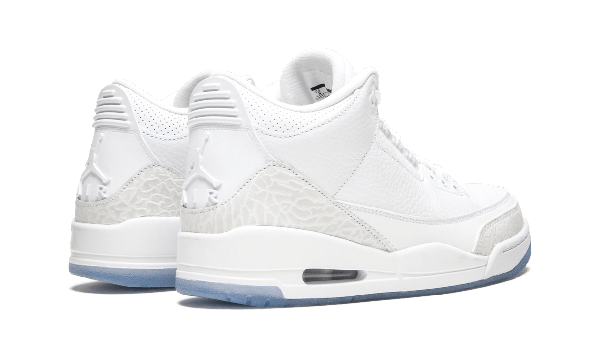 3 Retro "Pure White" 136064 111