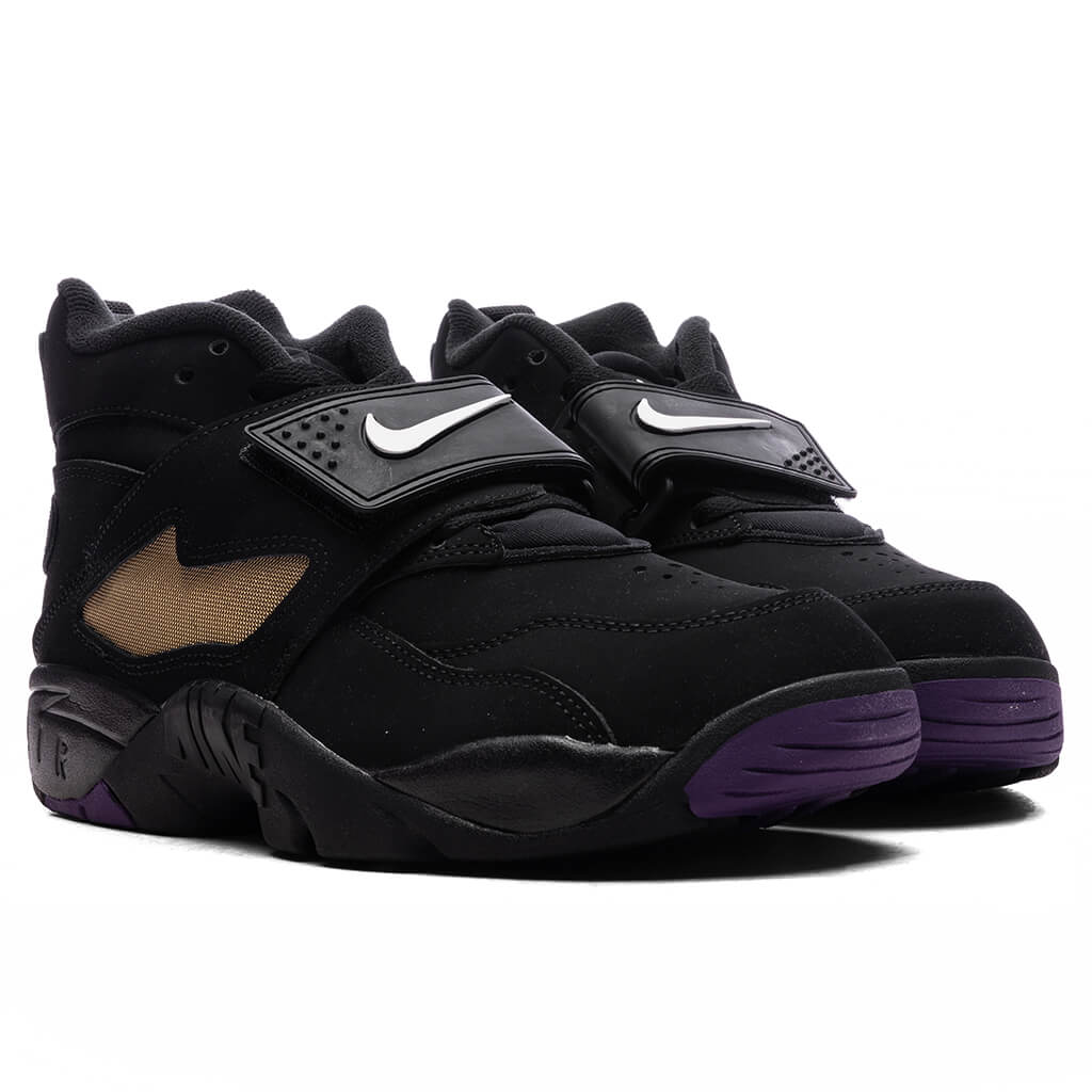 Air Diamond Turf 'Ravens' - Black/White/Club Purple/Metallic Gold
