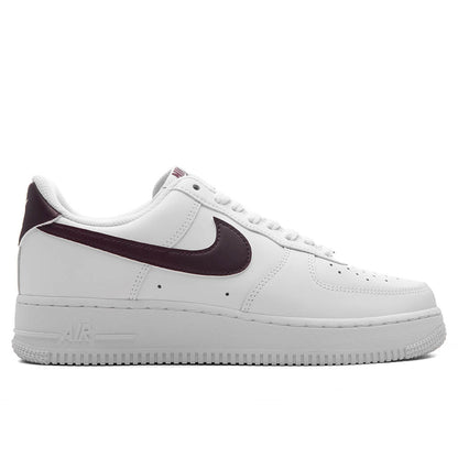 Air Force 1 '07 - White/Burgundy Crush