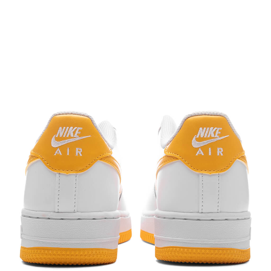 Air Force 1 (GS) - White/University Gold/White