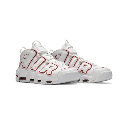Air More Uptempo 'White Varsity Red Outline' (2021)