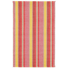 Dash & Albert - Indoor/Outdoor Rug, Always Greener Red/Yellow
