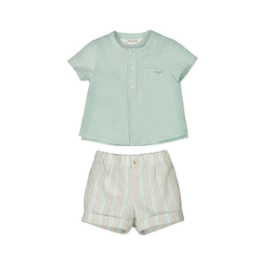 Aqua Shirt & Short Set - Select Size