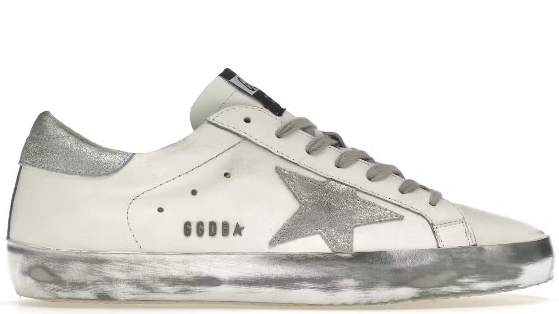 Golden Goose Super Star White Silver