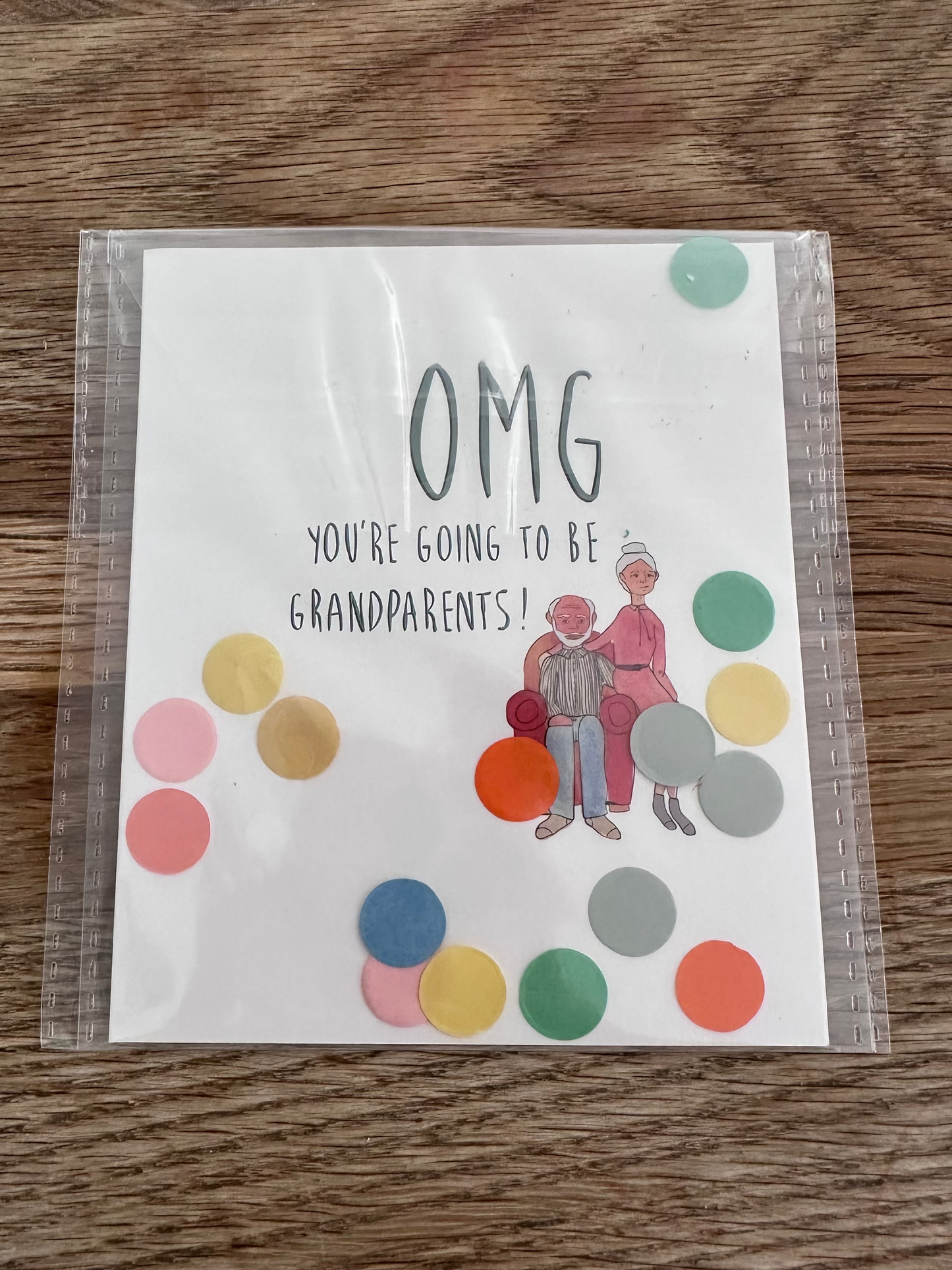 OMG You're Going To Be Grandparents Card