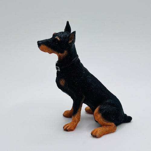 Doberman Dog - 1/12 Scale Dollhouse Miniature