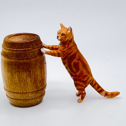 Orange Cat - 1/12 Scale Dollhouse Miniature